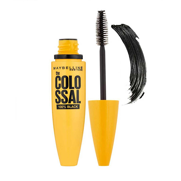 ریمل حجم دهنده ضد آب زرد میبلین Maybelline Colossal Mascara